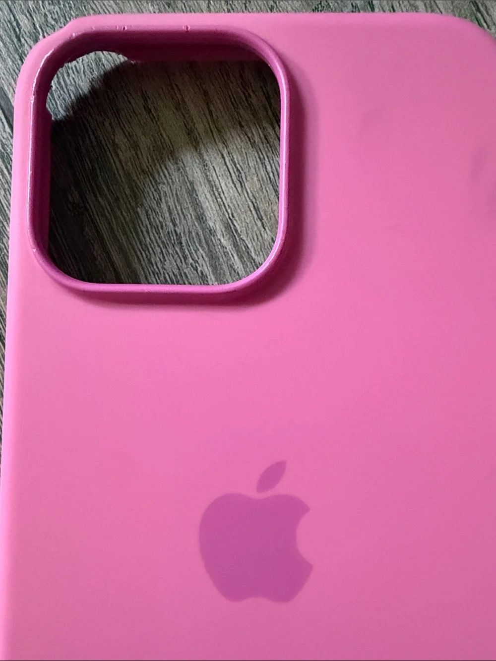 Apple Pink Silicone iPhone Case with Apple Logo